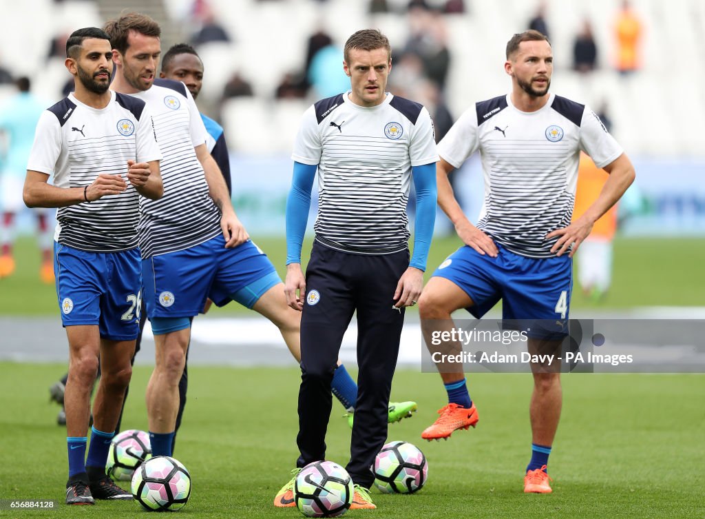 West Ham United v Leicester City - Premier League - London Stadium