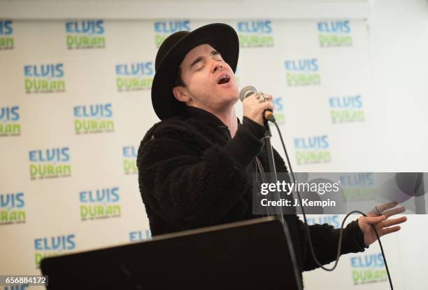 Musician Leon Else visits "The Elvis Duran Z100 Morning Show" at Z100 Studio on March 23, 2017 in New York City.