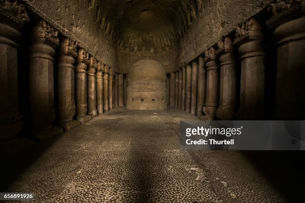 kanheri caves, mumbai, india - kanheri caves stock pictures, royalty-free photos & images