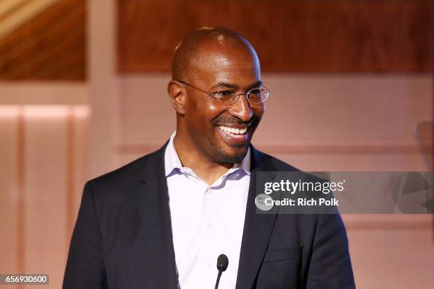 President/co-founder of The Dream Corps and CNN contributor Van Jones speaks during the keynote 'Where We Went Wrong and How We Can Change the...