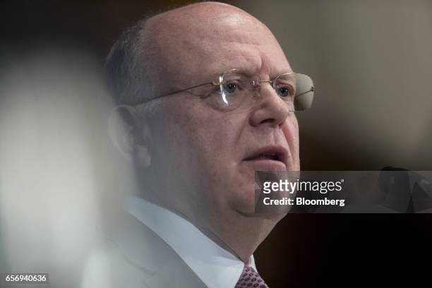 Ian Read, chairman and chief executive officer of Pfizer Inc., speaks during a luncheon at the National Press Club in Washington, D.C., U.S., on...