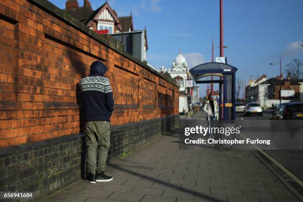 People go about their daily lives in Soho Road, Handsworth, famous for its multi-cultural residents on March 23, 2017 in Birmingham, England. After...