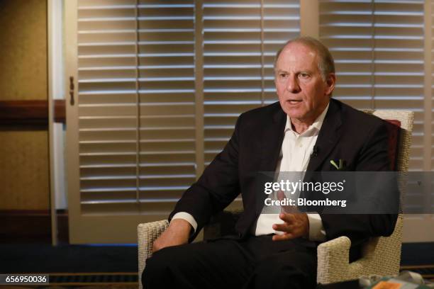 Richard Haass, president of the Council On Foreign Relations, speaks during an interview on the sidelines of the 80th annual Mexican Banking...