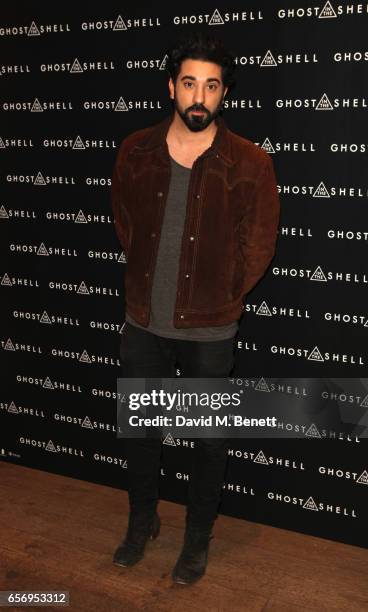 Ray Panthaki attends the UK Gala Screening of "Ghost In The Shell" at The Ham Yard Hotel on March 23, 2017 in London, England.