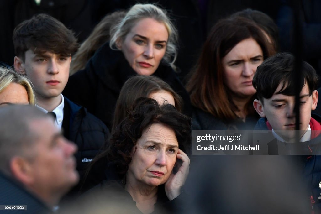 Martin McGuinness's Funeral Takes Place In Derry