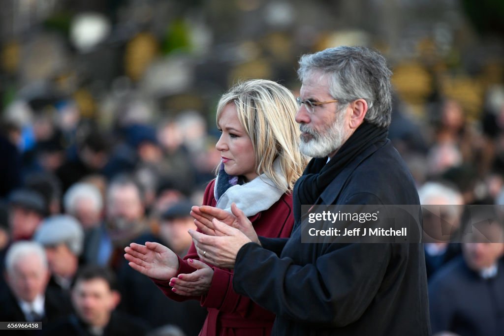 Martin McGuinness's Funeral Takes Place In Derry