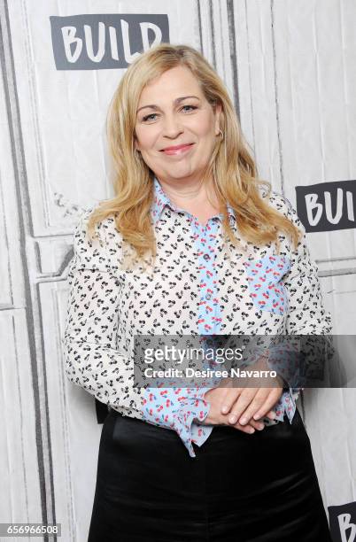 Director Lone Scherfig attends Build Series to discuss 'Their Finest' at Build Studio on March 23, 2017 in New York City.
