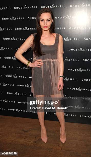 Ava West attends the UK Gala Screening of "Ghost In The Shell" at The Ham Yard Hotel on March 23, 2017 in London, England.