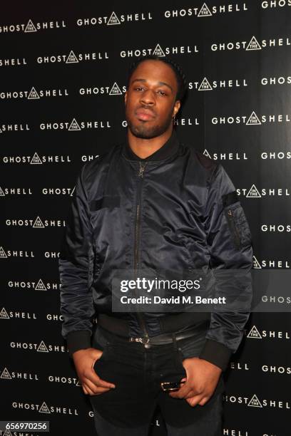 Avelino attends the UK Gala Screening of "Ghost In The Shell" at The Ham Yard Hotel on March 23, 2017 in London, England.