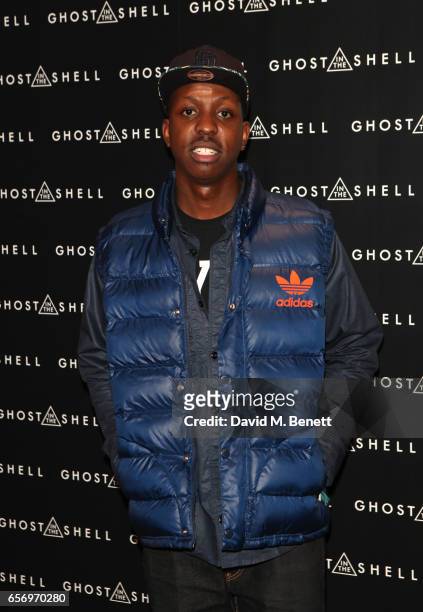 Jamal Edwards attends the UK Gala Screening of "Ghost In The Shell" at The Ham Yard Hotel on March 23, 2017 in London, England.