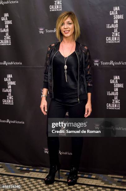 Eva Isanta attends 'Una Gata Sobre Un Tejado de Zinc Caliente' Madrid Premiere on March 23, 2017 in Madrid, Spain.