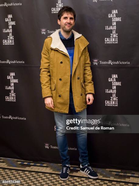 Julian Lopez attends 'Una Gata Sobre Un Tejado de Zinc Caliente' Madrid Premiere on March 23, 2017 in Madrid, Spain.