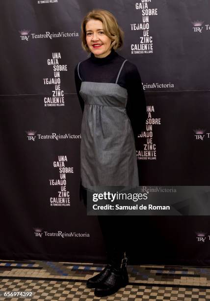 Maria Pujalte attends 'Una Gata Sobre Un Tejado de Zinc Caliente' Madrid Premiere on March 23, 2017 in Madrid, Spain.