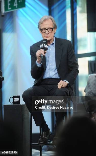 Actor Bill Nighy attends Build Series to discuss 'Their Finest' at Build Studio on March 23, 2017 in New York City.