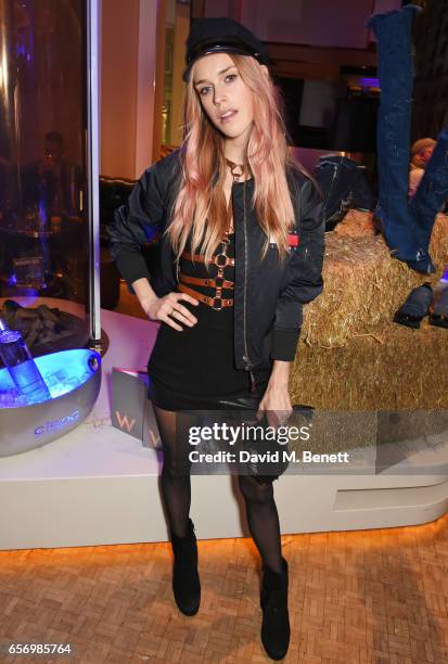 Mary Charteris attends the launch of the JF London x Kyle De'Volle fall/winter 2017 capsule collection sponsored by Ciroc Vodka at W London Leicester...