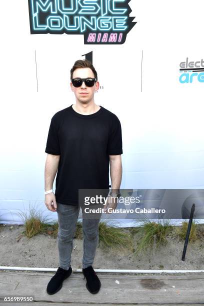 Hardwell attends the SiriusXM Music Lounge at 1 Hotel South Beach on March 23, 2017 in Miami, Florida.