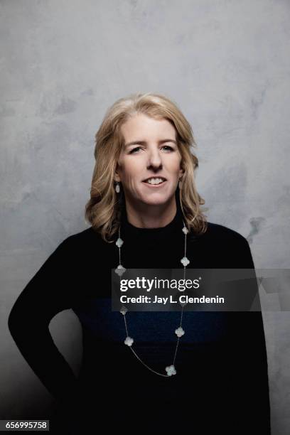 Director Rory Kennedy, from the documentary film Take Every Wave: The Life of Laird Hamilton, is photographed at the 2017 Sundance Film Festival for...