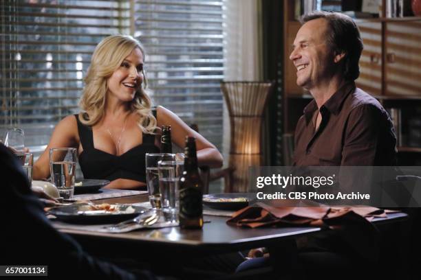 Quid Pro Quo" -- Pictured: Julie Benz as Holly Butler and Bill Paxton as Frank Rourke. Kyle's morals are put to the test when Frank involves him in a...