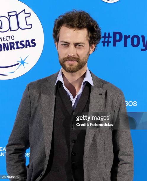 Peter Vives attends the 'Proyecto Sonrisas' new edition presentation at the Principe Pio Theatre on March 23, 2017 in Madrid, Spain.