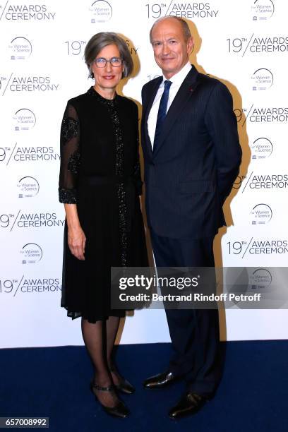 Assistant Director-General for Natural Sciences, Doctor Flavia Schlegl and Chairman & Chief Executive Officer of L'Oreal and Chairman of the L'Oreal...