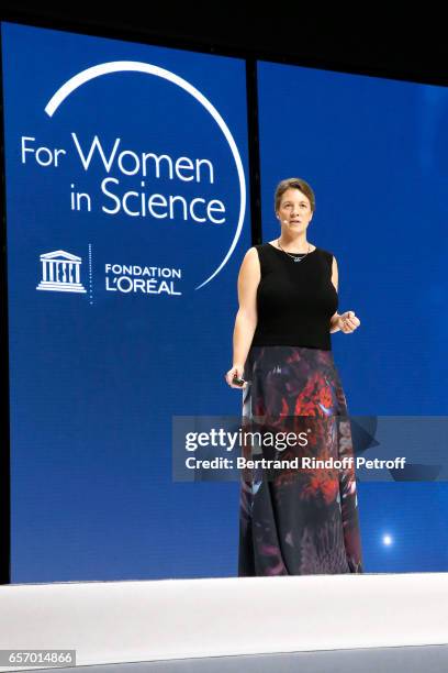 Laureate for Asia-Pacific, Professor Michelle Simmons attend the "2017 L'Oreal - UNESCO for Women in Science", 19th Awards Ceremony at Maison de la...