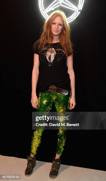 Olivia Inge attends the Mercedes-Benz #mbcollective launch party with M.I.A & Tommy Genesis at 180 The Strand on March 23, 2017 in London, England.