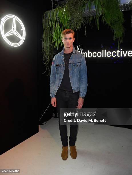 Sam Harwood attends the Mercedes-Benz #mbcollective launch party with M.I.A & Tommy Genesis at 180 The Strand on March 23, 2017 in London, England.