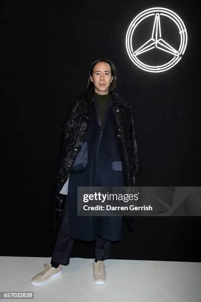 William Fan attends the Mercedes-Benz #MBCOLLECTIVE Chapter 1 launch party with M. I. A and Tommy Genesis on March 23, 2017 in London, United Kingdom.