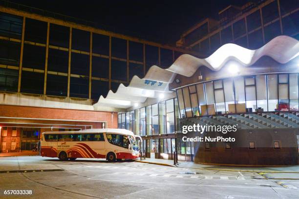 Only one Bus Eireann bus at Busaras Bus Station in Dublin, as AN IMMEDIATE ALL-OUT Bus Eireann strike is to begin tonight, the National Bus and Rail...