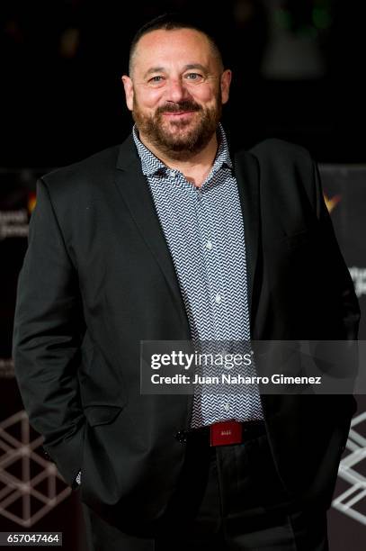 Pepon Nieto attends the 'Plan de Fuga' premiere on day 5 of the 20th Malaga Film Festival at the Cervantes Theater on March 23, 2017 in Malaga, Spain.