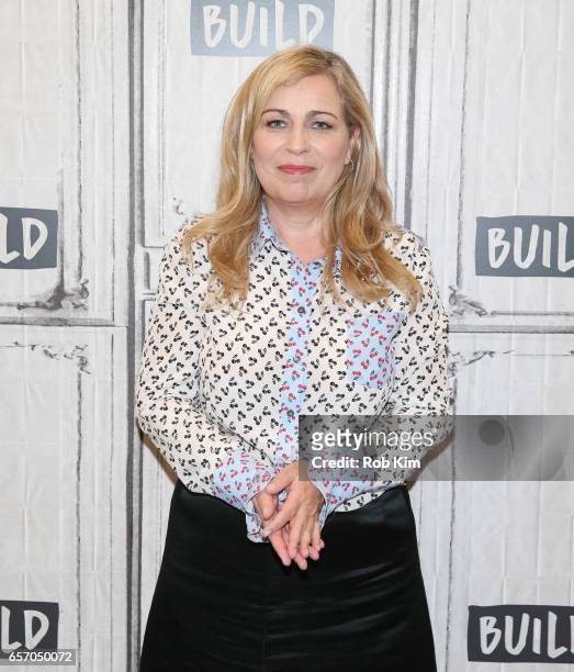 Lone Scherfig attends the Build Series at Build Studio on March 23, 2017 in New York City.