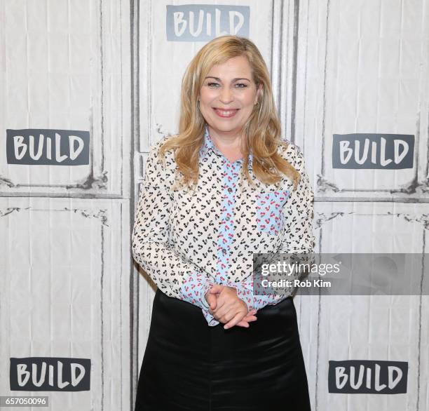 Lone Scherfig attends the Build Series at Build Studio on March 23, 2017 in New York City.