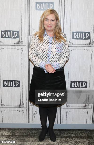 Lone Scherfig attends the Build Series at Build Studio on March 23, 2017 in New York City.