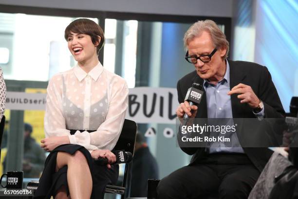 Gemma Arterton and Bill Nighy discuss "Their Finest" during the Build Series at Build Studio on March 23, 2017 in New York City.