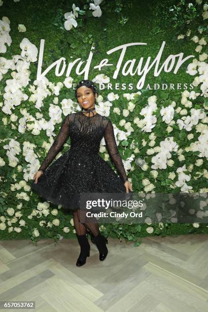 Janelle Monae and Lord & Taylor celebrate The Dress Address at Lord & Taylor 5th Avenue on March 23, 2017 in New York City.