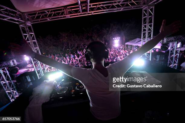 Armin van Buuren performs at the SiriusXM Music Lounge at 1 Hotel South Beach on March 23, 2017 in Miami, Florida.