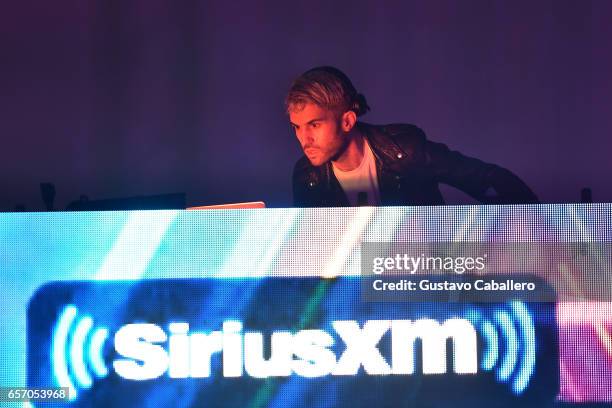 Trak performs at the SiriusXM Music Lounge at 1 Hotel South Beach on March 23, 2017 in Miami, Florida.