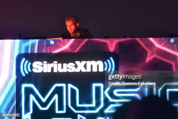 Trak performs at the SiriusXM Music Lounge at 1 Hotel South Beach on March 23, 2017 in Miami, Florida.