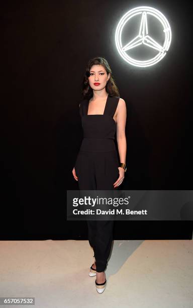 23Eloise Chong-Gargette attends the Mercedes-Benz #mbcollective launch party with M.I.A & Tommy Genesis at 180 The Strand on March 23, 2017 in...