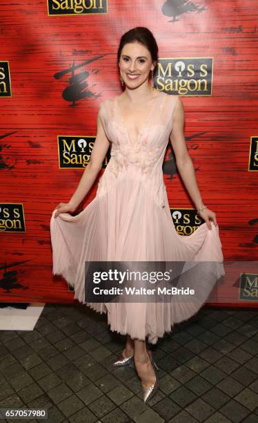 Tiler Peck attends The Opening Night of the New Broadway Production of "Miss Saigon" at the Broadway Theatre on March 23, 2017 in New York City