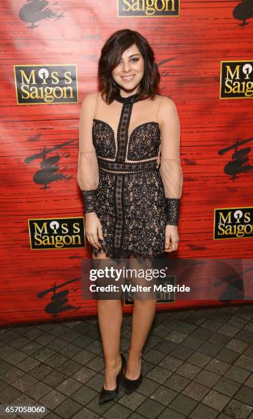 Krysta Rodriguez attends The Opening Night of the New Broadway Production of "Miss Saigon" at the Broadway Theatre on March 23, 2017 in New York City