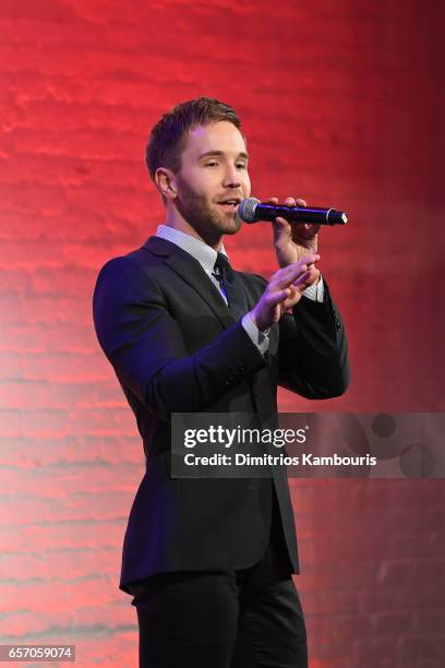 Robbie Gordy speaks onstage at the GMHC 35th Anniversary Spring Gala at Highline Stages on March 23, 2017 in New York City.