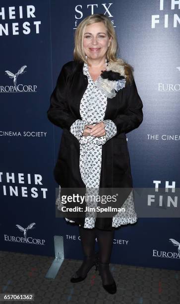 Director Lone Scherfig attends the premiere of "Their Finest" hosted by STXfilms and EuropaCorp with The Cinema Society at SVA Theatre 2 on March 23,...