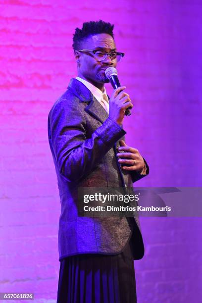 Billy Porter performs onstage at the GMHC 35th Anniversary Spring Gala at Highline Stages on March 23, 2017 in New York City.