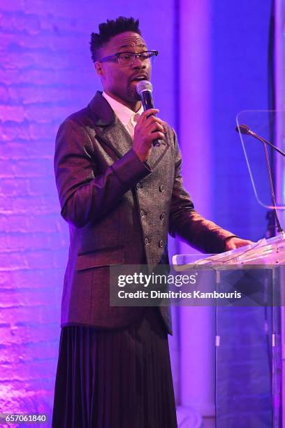 Billy Porter performs onstage at the GMHC 35th Anniversary Spring Gala at Highline Stages on March 23, 2017 in New York City.