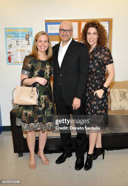 Margaret Coady, Executive Director at Coach Foundation, Victor Luis, CEO of Coach, Inc. And Jenni Luke, CEO of Step Up attend Selena Gomez and Coach...