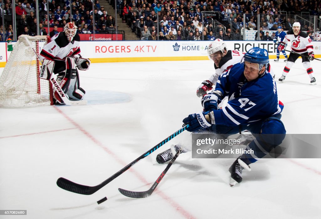 New Jersey Devils v Toronto Maple Leafs