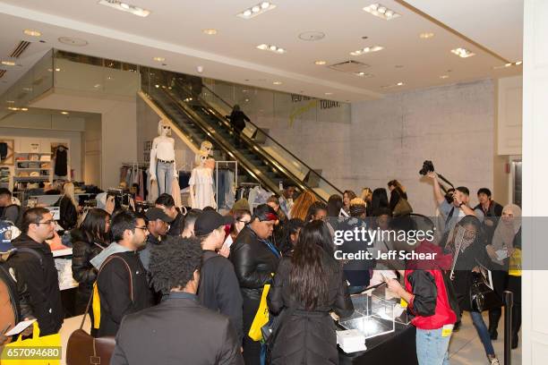 General view of atmosphere at the Forever 21 x NBA Collection Launch Party on March 23, 2017 in Chicago, Illinois.