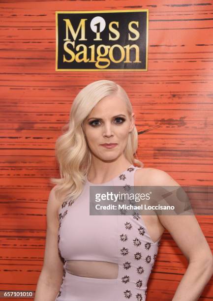 Actress Katie Rose Clarke attends the after party for "Miss Saigon" Broadway Opening Night at Tavern on the Green on March 23, 2017 in New York City.