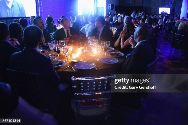 Atmosphere inside the GMHC 35th Anniversary Spring Gala at Highline Stages on March 23, 2017 in New York City.